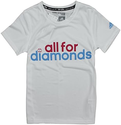 Adidas Big Girls All for Diamonds Shimalite Camiseta de Manga Curta