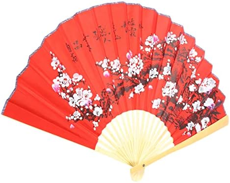 Didiseaon 2pcs fã de fã chinês chinoiserie decoração decoração chinesa papel fã chinês pingente fã chinês com