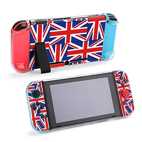Caso para o Nintendo Switch, British Flag Fiveieces Definirá acessórios de console de casos de capa protetora