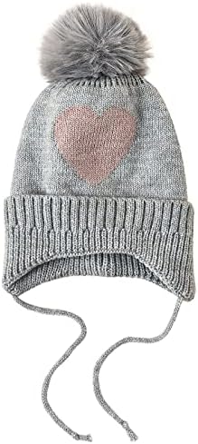 Pullover de chapéu quente inverno de inverno de moda de tricô chapéu unissex ouvidos de tampa amor