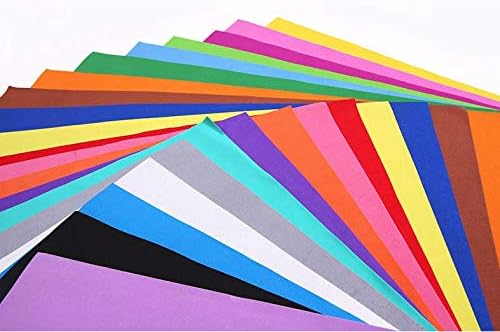 24 cores Tamanho 50x50cm Papel de espuma de esponja para decaração Scrapbook Scrapbook Craft