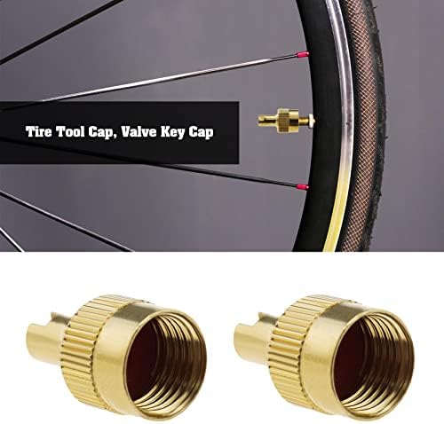10pcs tampas de válvula de pneu com design de válvula de removedor de núcleo de cobre pneu tampes