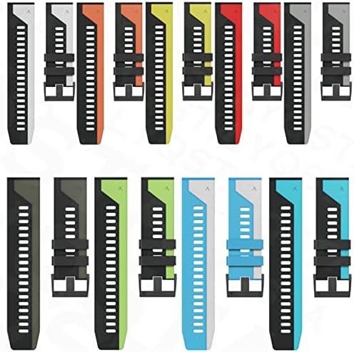 Dfamin Sport Silicone Watch Band Band Strap para Garmin Fenix ​​6x 6 Pro 5x 5 mais 3 HR Smartwatch