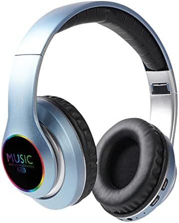 Fones de ouvido bluetooth byikun, micro TF de fone de ouvido sem fio dobrável e com fio, FM para