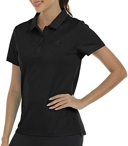 MOFIZ Corte as camisas de pólo de golfe feminino e as mulheres de umidade de umidade de golfe com bainha