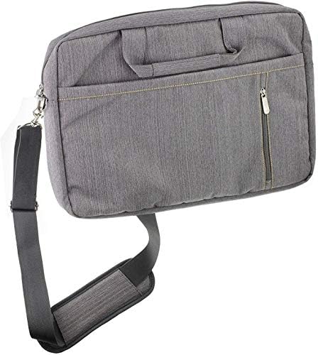 Navitech Grey Premium Messenger Bag - Compatível com o Brigmton BDVD -1093 9
