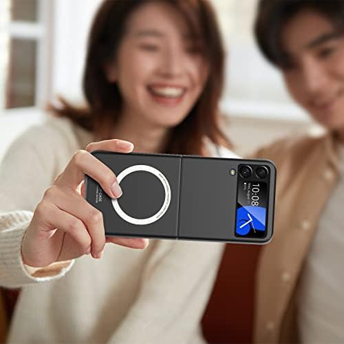 Vizvera para Samsung Galaxy Z Flip 4 Case com Magnet Pooderoso, para Zlip 4 Montagem do Carro