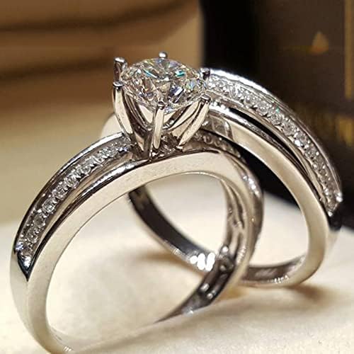2023 Novo anel de luxo do anel de diamante do dia dos namorados, novo anel criativo pode ser empilhado para
