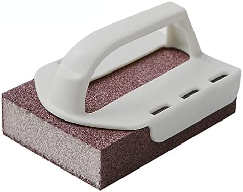 escova de esponja de nano de turpa com alça para descalcionar, limpar e limpar o cinza inferior da panela