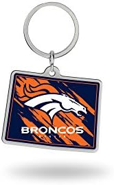 NFL Denver Broncos State Shapet Keychain