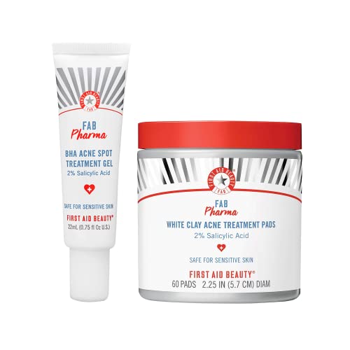 Pacote de acne de primeiros socorros: Fab Pharma BHA acne