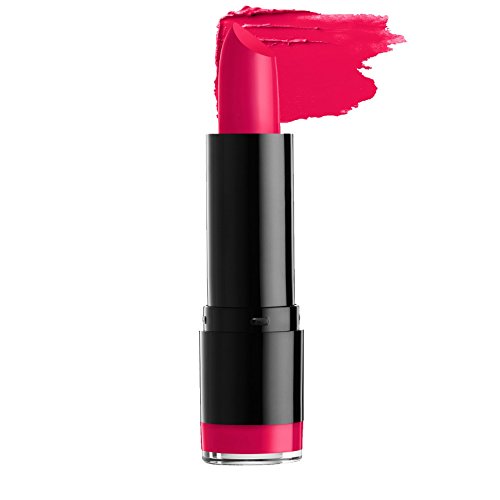 NYX Professional Makeup Lipstick redondo extra cremoso, vermelho chique, 0,14 onça