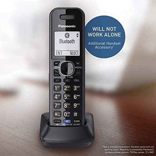 Panasonic Dect 6.0 mais acessórios para telefones sem fio compatíveis com telefones de 2 linhas sem fio