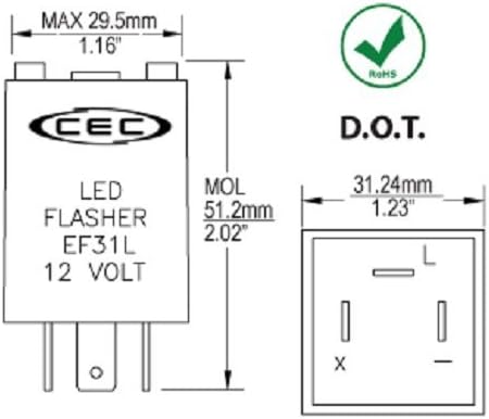 CEC Industries EF31L Flasher