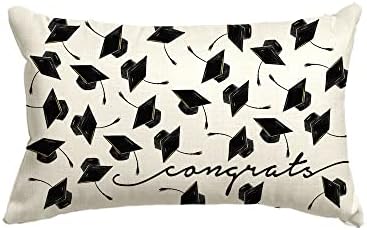 Avoin ColorLife Parabéns Diploma Tampa de travesseiro de tampa, 12 x 20 polegadas 2022 Graduação