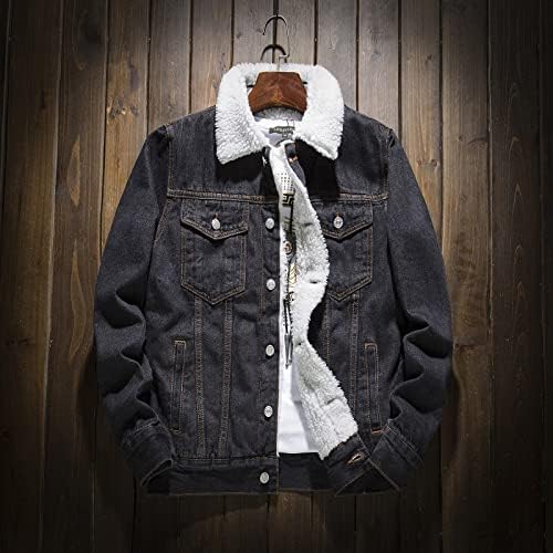Jackets Ymosrh para homens Moda de moda masculino Jaqueta jeans de jeans Windbreaker Trucker Wool Mens Casacos e jaquetas