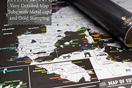 Europa arranhando mapa mapa de viagem push pin mapa ue mapa detalhado da Europa mapa de parede de viagem com