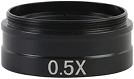 Kit de acessórios para microscópio para adultos 0,5x/0,35x/2x/1x/0,75x lente de vidro objetiva auxiliar