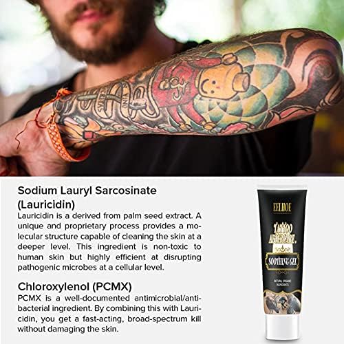 Gel de reparo de tatuagem yoosa, 30 ml de tatuagem profissional pós-cuidado clear clear Repare essência