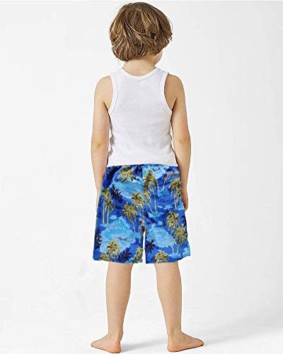 Garôs de natação de garotos Eulla shorts de natação de praia rápida upf 50+ Kids Swimwear Board shorts
