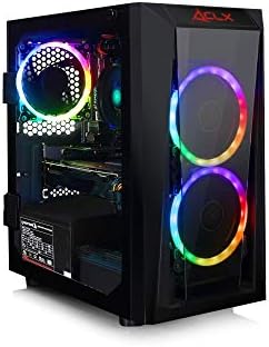 CLX Set Gaming Desktop E-Sports AMD Ryzen 3 3200G 3,6 GHz 4-CORE, GEFORCE GTX 1650 Gráficos de 4 GB, Memória