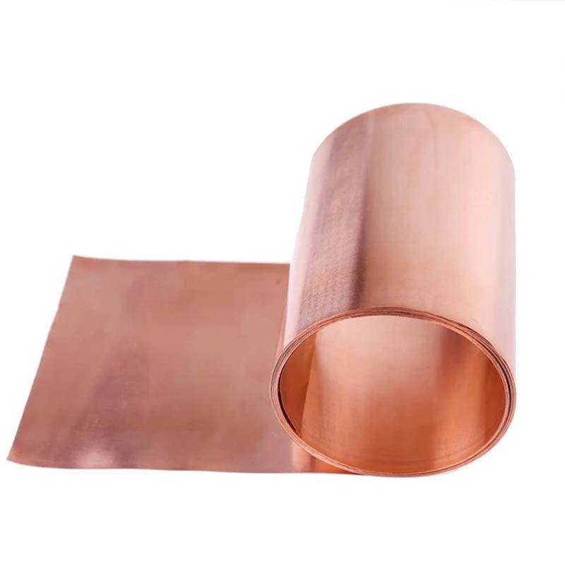 1pcs rolo de folha de cobre, placa de folha de metal de cobre pura 0,01 mm x100mm x 1000mm