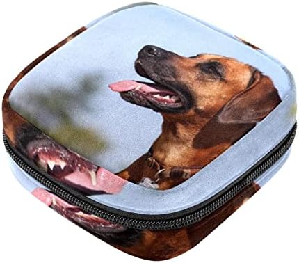 Rodesian Ridgeback Dog Período Bolsa menstrual da bolsa, bolsa de armazenamento grande bolsa sanitária
