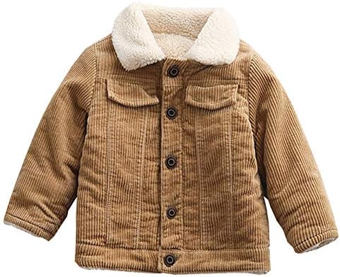 Moru Toddler Boy Winter Corduroy Jacket