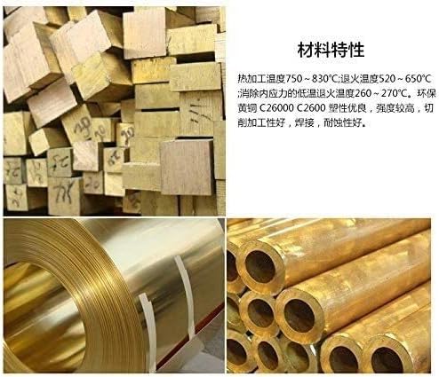 Yiwango Brass Copper Plate Metal Metal Refrigeração crua Materiais industriais H62 Cu Espessura 5mm,