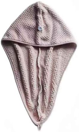 Xbwei 1pc Microfiber Flow Fabric Mulheres toalha de cabelo banheiro super absorvente Toalha de capim-de-chapéu
