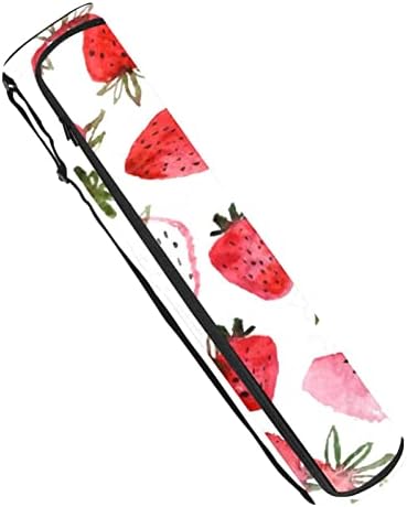 Spring Strawberry Aquarela Pintura de ioga Bacs de tape