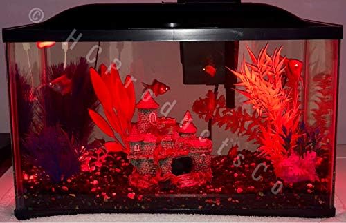 HCProductsco LELS de peixes LED com controle remoto remoto com 20 cores e opções de movimento