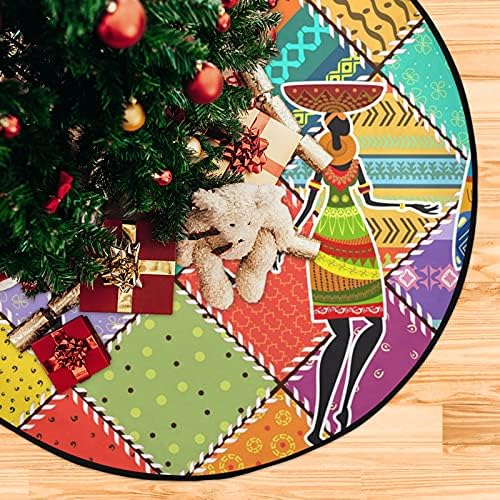 Africana Womans Christmas Tree Tape