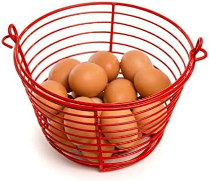 Produtos para animais de estimação previnos cesta de ovos vermelhos de 8 polegadas 468