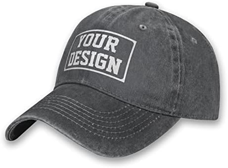 Caps de beisebol personalizados com o seu logotipo de texto fotográfico Caps clássicos personalizados para