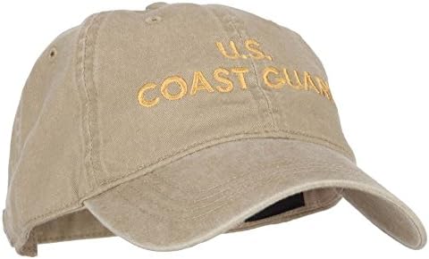 Tripação da Guarda Costeira dos EUA Bordada Bordada Buckle Cap