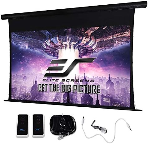 Telas de elite Starling Tab-tension 2 Cinegrey 5d, 106 16: 9, 8k 4K Ultra HD Ceiling pronto e Luz ambiente Rejeitando