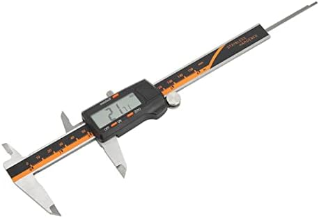 PALIPER DIGITAL Vernier de 0 a 150 mm Ferramenta de medição fracionária eletrônica com tela LCD, dados de medição