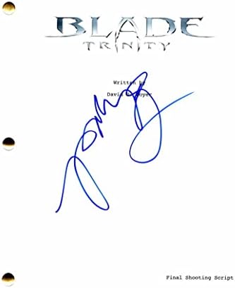 Parker Posey assinado Autograph Blade: Trinity Full Movie Script - Co -estrelando: Ryan Reynolds, Wesley Snipes