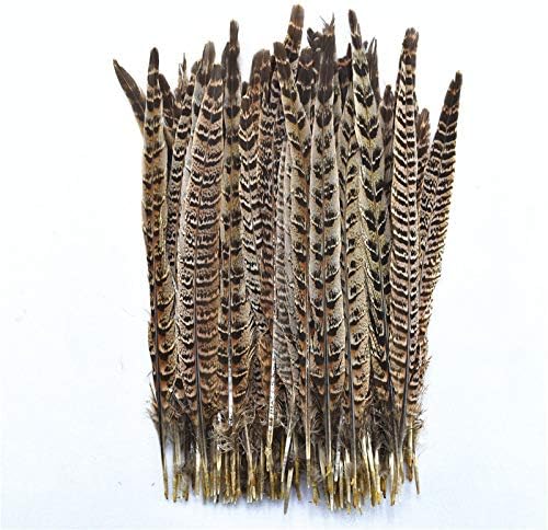 ZAMIHALAA-50pcs/lotes penas de cauda de cauda 25-30cm/10-12 polegadas femininas naturais femininas penas