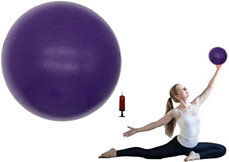 Bola de exercício Small, Ball Core de 6 polegadas para Pilates com bomba, 6 em Barre Ball, 6 de estabilidade
