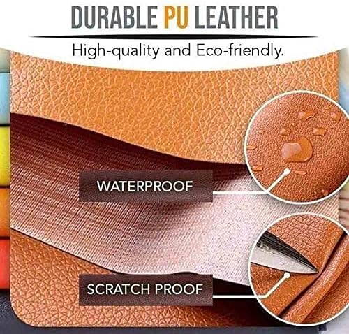 Patch de reparo de couro auto-adesivo, remendo de reparo de couro, impermeável, resistente ao desgaste, adequado