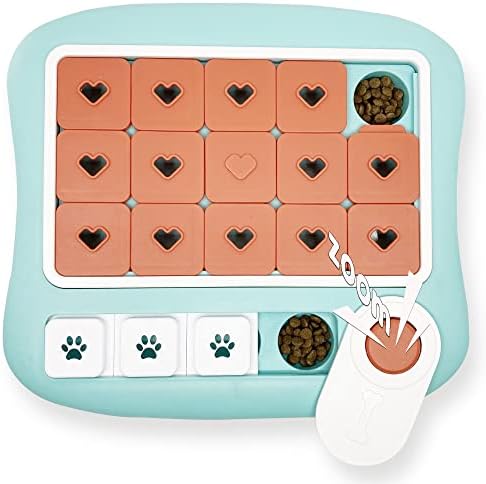 Yeppuppy Nível 4 Smart Interactive Puzzle Toy Game for Dogs - Buster de tédio com alimentador lento, treinamento