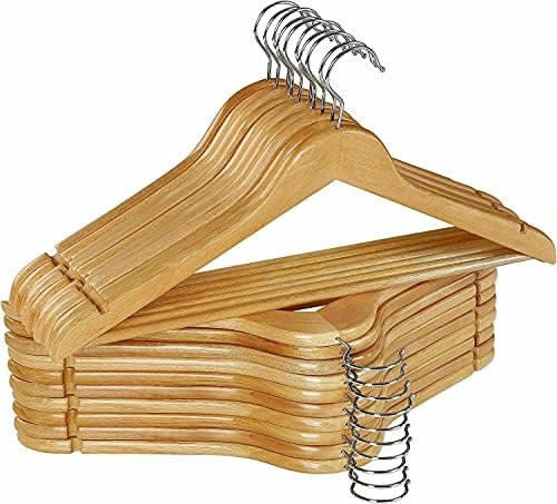 20pack cabides de madeira traje cabide premium madeira acabamento servicrt roupas de vestuário para cabide