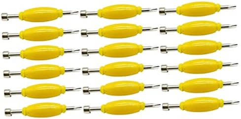 Toyvian 18 PCs Skateboard Chave Yellow Small Chave Metal Universal Metal