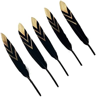 LondGen 50pcs Feathers naturais de ganso 4-6 polegadas para DIY Casamento Casamento em casa decoração