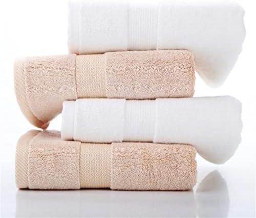 Jeusdf fibra macia lavagem de toalha doméstica Toalha absorvente de toalha de toalha de quatro peças