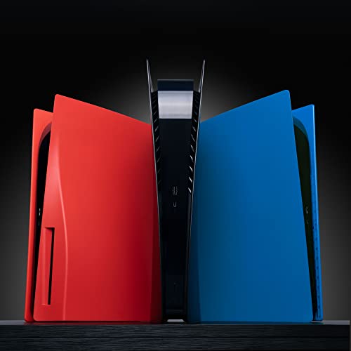 Placa preta - placa facial compatível com PlayStation 5 Digital Edition