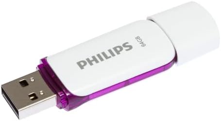 Philips 64 GB Snow Edition USB 2.0 Flash Drive - Branco/Purple