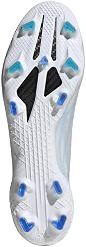 Adidas Mens X Speedflow.1 Cleats moídos firmes, futebol, lesão branca Indigo-Sky Rush, 5